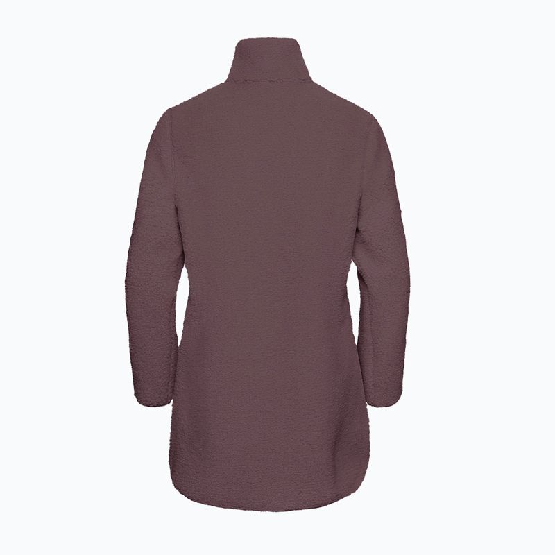 Bluză fleece pentru femei Jack Wolfskin High Curl Coat sheer plum 8