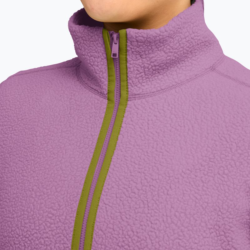 Bluză fleece pentru femei Jack Wolfskin Lite Curl Full Zip vivid orchid 4