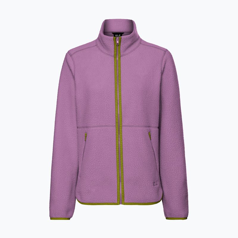 Bluză fleece pentru femei Jack Wolfskin Lite Curl Full Zip vivid orchid 7