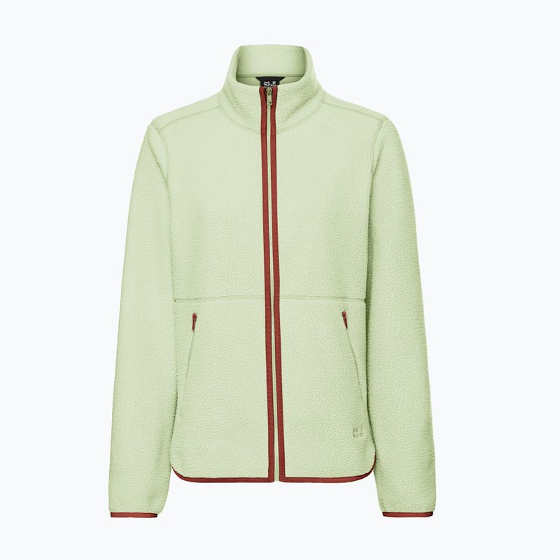 Bluză fleece pentru femei Jack Wolfskin Lite Curl Full Zip melon 7