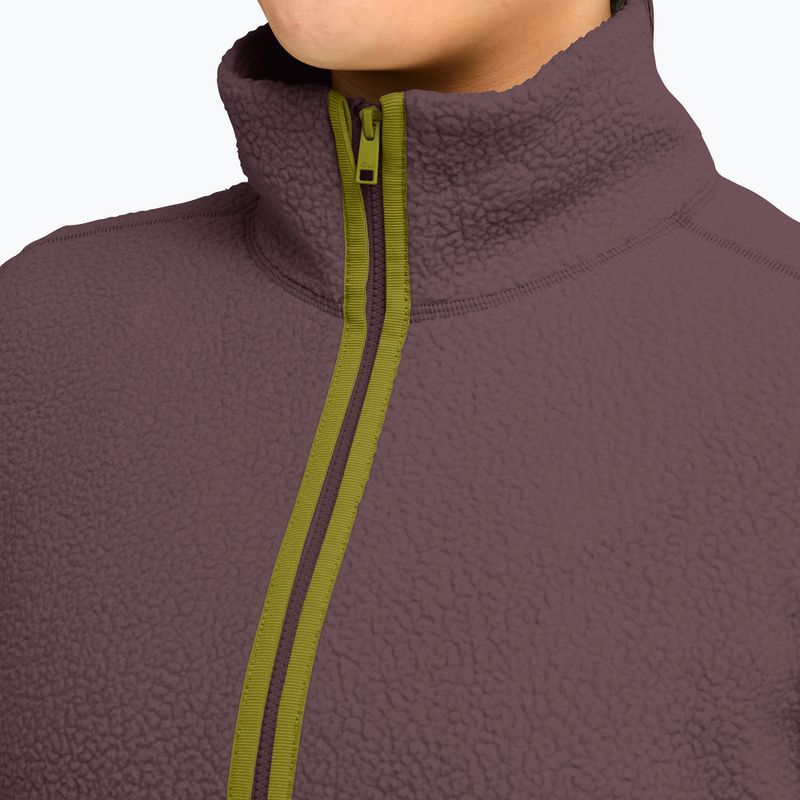 Bluză fleece pentru femei Jack Wolfskin Lite Curl Full Zip sheer plum 4