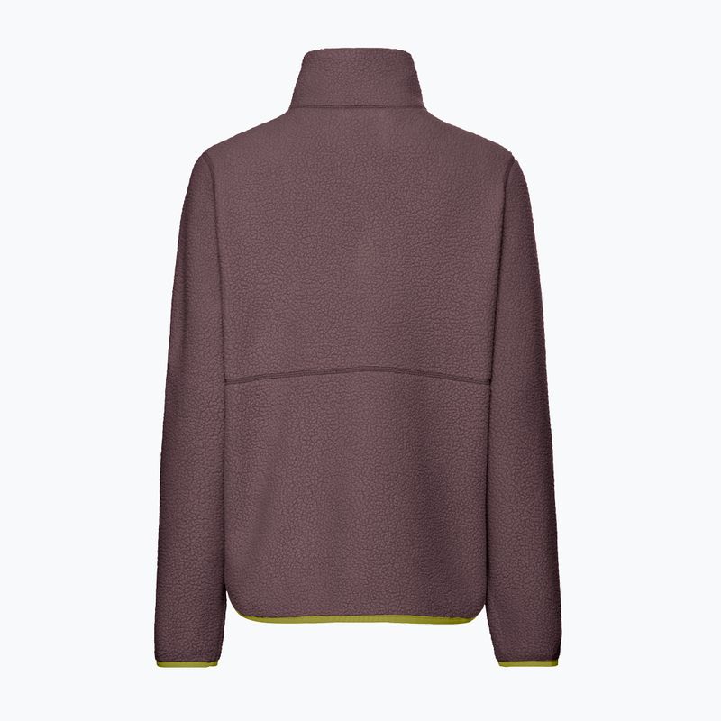 Bluză fleece pentru femei Jack Wolfskin Lite Curl Full Zip sheer plum 8