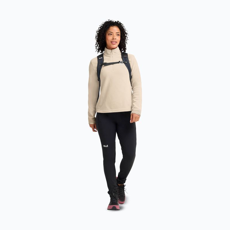 Bluză fleece pentru femei Jack Wolfskin Taunus 100 Half Zip oyster 2