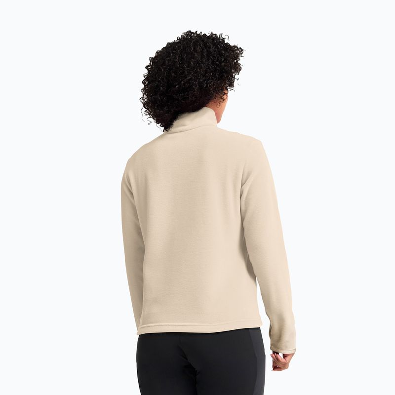 Bluză fleece pentru femei Jack Wolfskin Taunus 100 Half Zip oyster 3