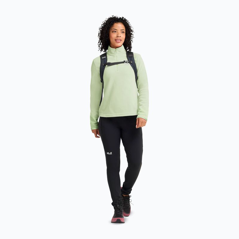 Bluză fleece pentru femei Jack Wolfskin Taunus 100 Half Zip melon 2