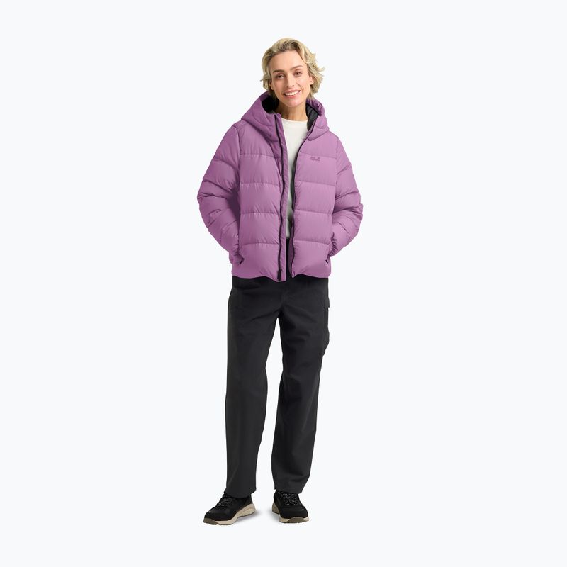 Palton cu puf pentru femei Jack Wolfskin Frozen Palace vivid orchid 2