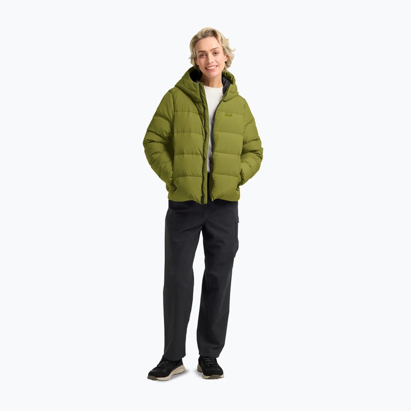 Palton cu puf pentru femei Jack Wolfskin Frozen Palace khaki green 2