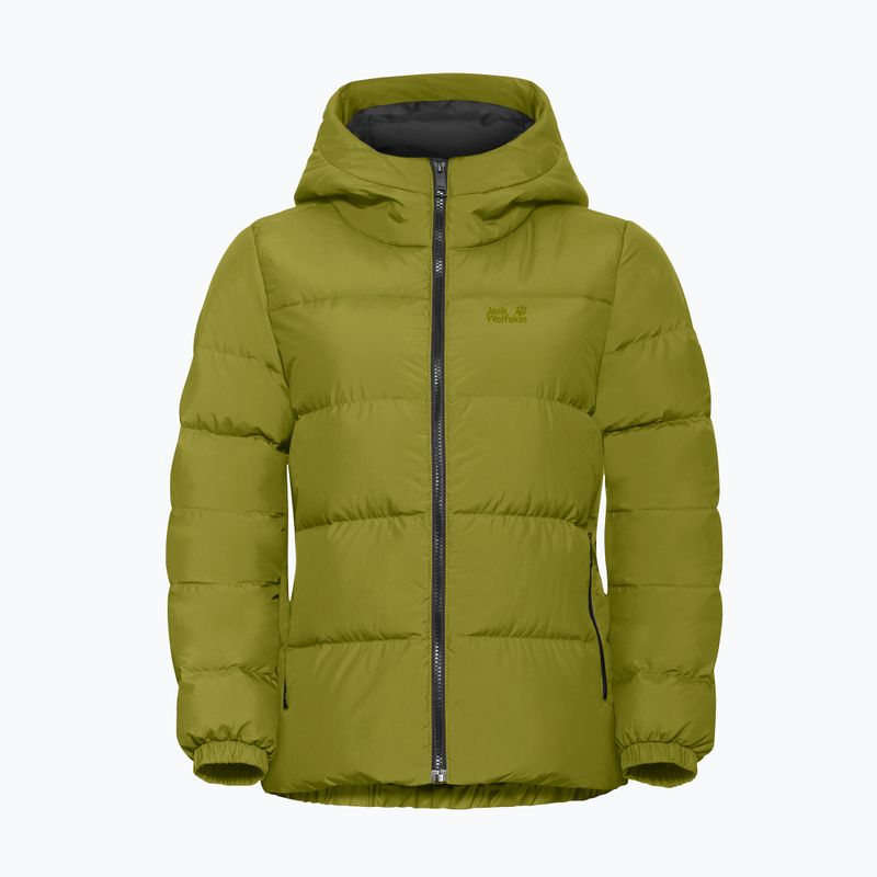 Palton cu puf pentru femei Jack Wolfskin Frozen Palace khaki green 7