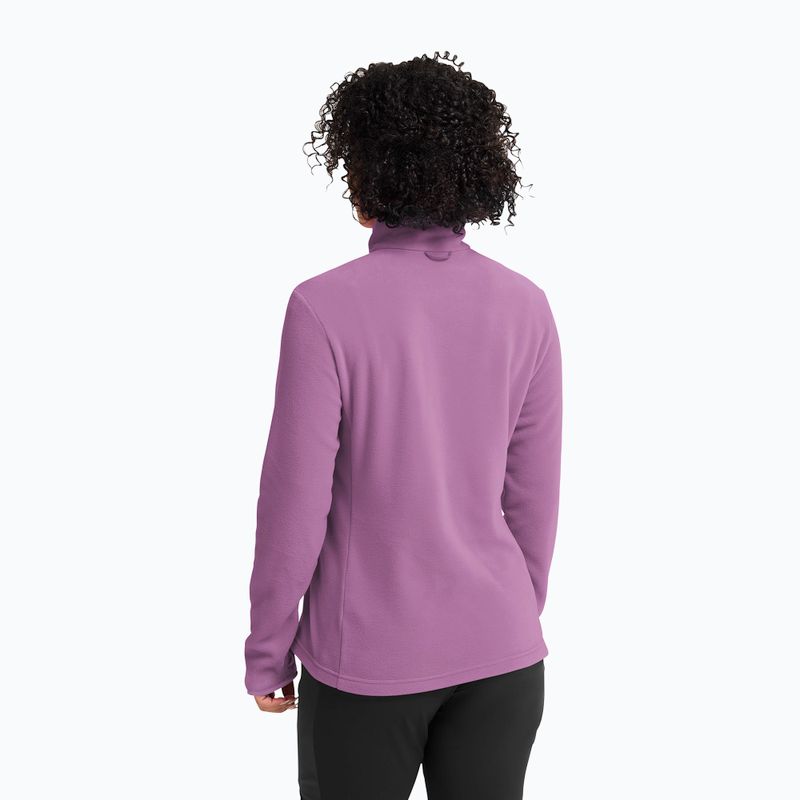 Bluză fleece pentru femei Jack Wolfskin Taunus 100 Full Zip vivid orchid 3