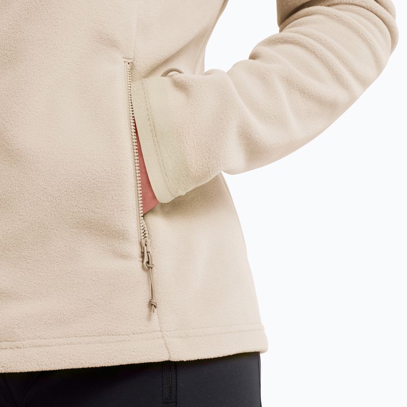 Bluză fleece pentru femei Jack Wolfskin Taunus 100 Full Zip oyster 5