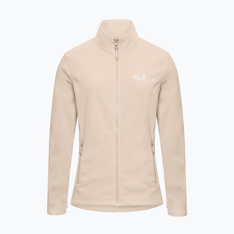 Bluză fleece pentru femei Jack Wolfskin Taunus 100 Full Zip oyster 7