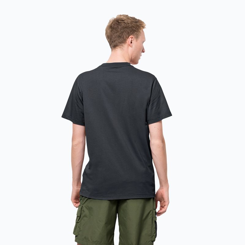 Tricou pentru bărbați Jack Wolfskin 365 gri închis 1808132_6350 2