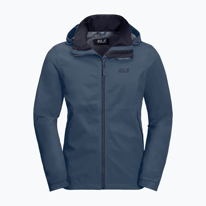 Jack Wolfskin Evandale jachetă de ploaie pentru bărbați albastru marin 1111131_1383_002 9