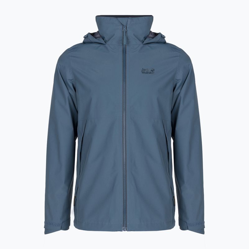 Jack Wolfskin Evandale jachetă de ploaie pentru bărbați albastru marin 1111131_1383_002 5