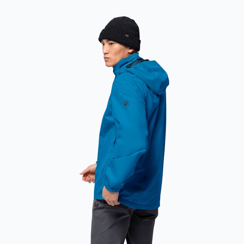 Jack Wolfskin jachetă de ploaie pentru bărbați Stormy Point albastru 1111141_1361_002 2