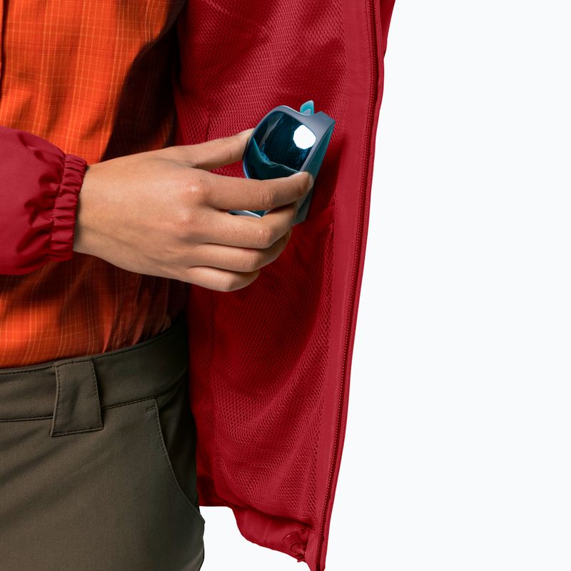 Jack Wolfskin jachetă de ploaie pentru femei Stormy Point roșu 1111201 3