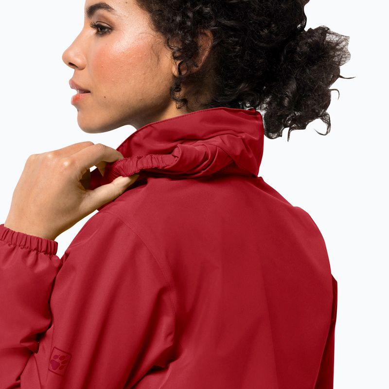 Jack Wolfskin jachetă de ploaie pentru femei Stormy Point roșu 1111201 4