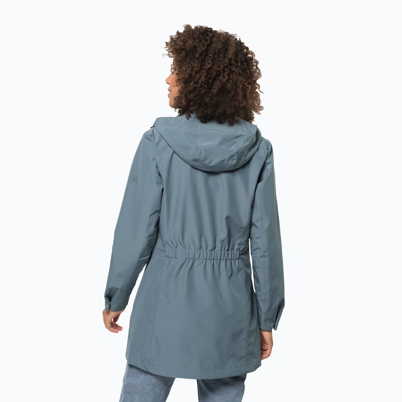 Jack Wolfskin Cape York Paradise mackintosh gri 1111244_6167_001 2