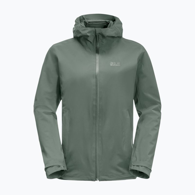 Jack Wolfskin jachetă hardshell pentru femei Pack & Go Shell verde 1111514_4311 7