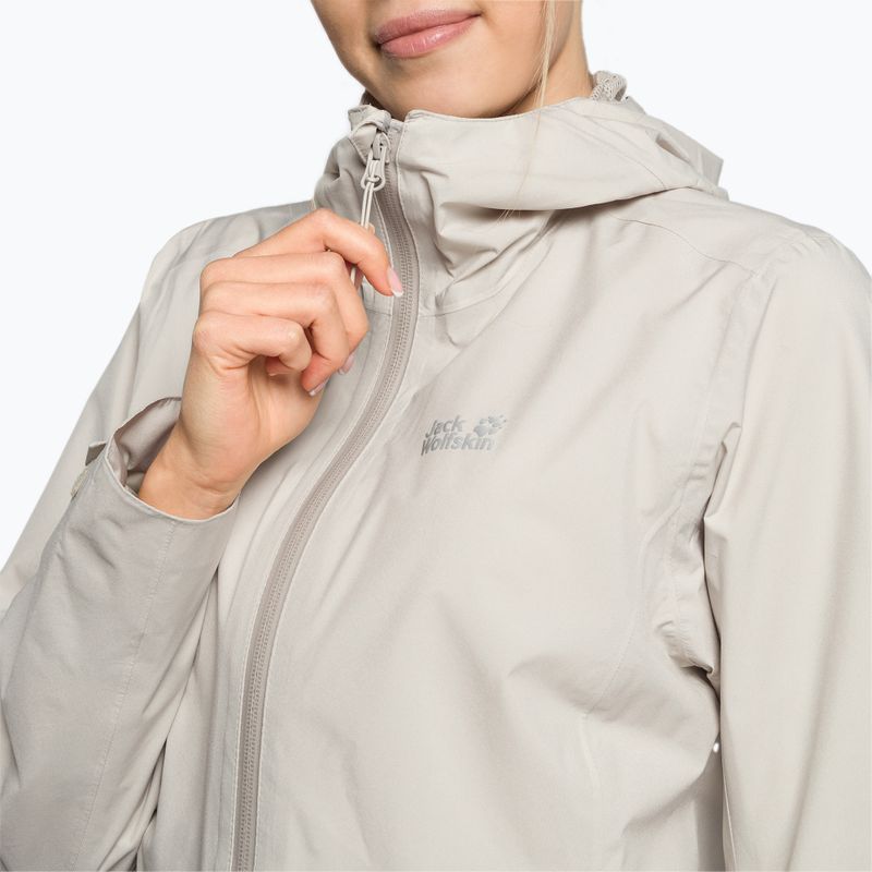 Jack Wolfskin jachetă hardshell pentru femei Pack & Go Shell gri 1111514_6260 6