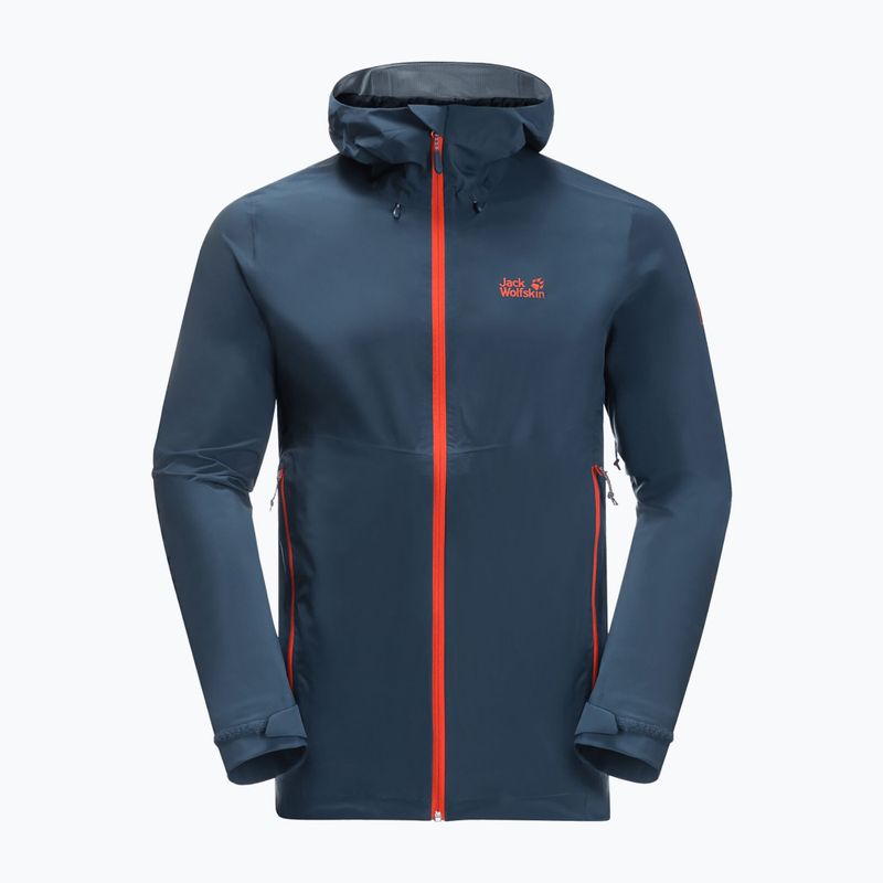 Jack Wolfskin jachetă de ploaie pentru bărbați Highest Peak 2.5L albastru marin 1114961_1383 7