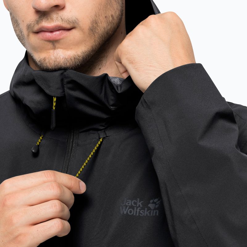 Jack Wolfskin jachetă de ploaie pentru bărbați Highest Peak 2.5L negru 1114961_6000_004 4