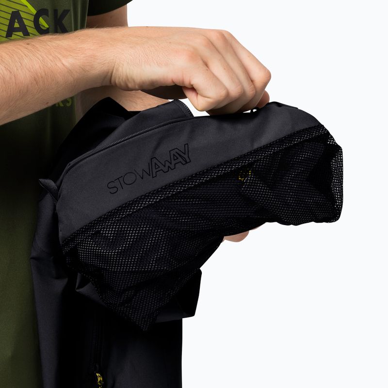 Jack Wolfskin jachetă de ploaie pentru bărbați Highest Peak 2.5L negru 1114961_6000_004 5