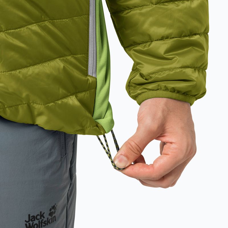 Geacă cu puf pentru bărbați Jack Wolfskin Routeburn verde 1205415_4131 4