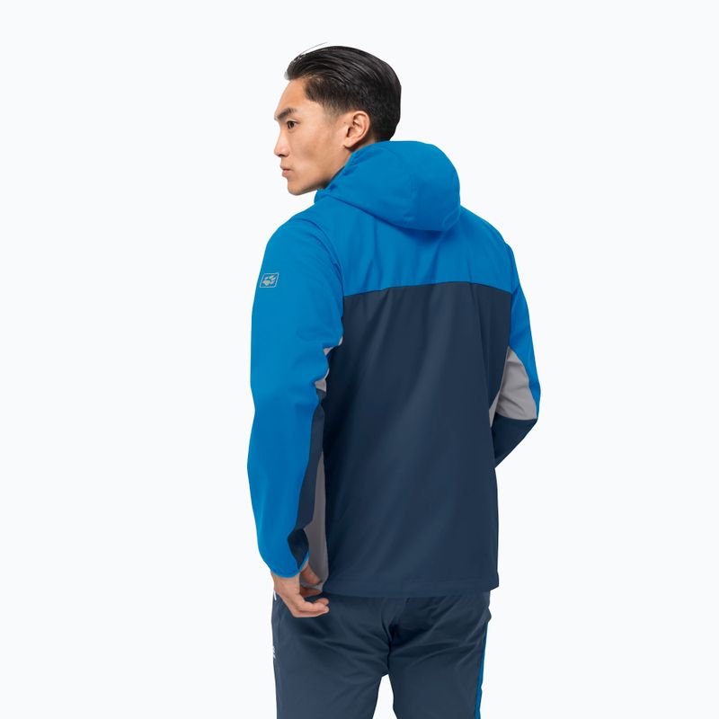 Jack Wolfskin jachetă bărbătească softshell Eagle Peak II albastru 1306911_1361 2