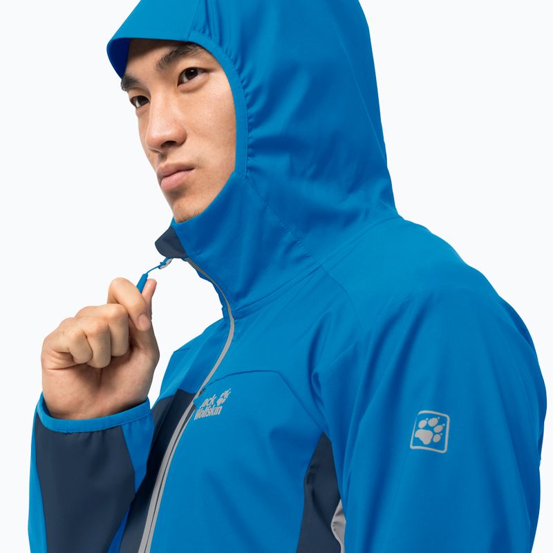 Jack Wolfskin jachetă bărbătească softshell Eagle Peak II albastru 1306911_1361 4