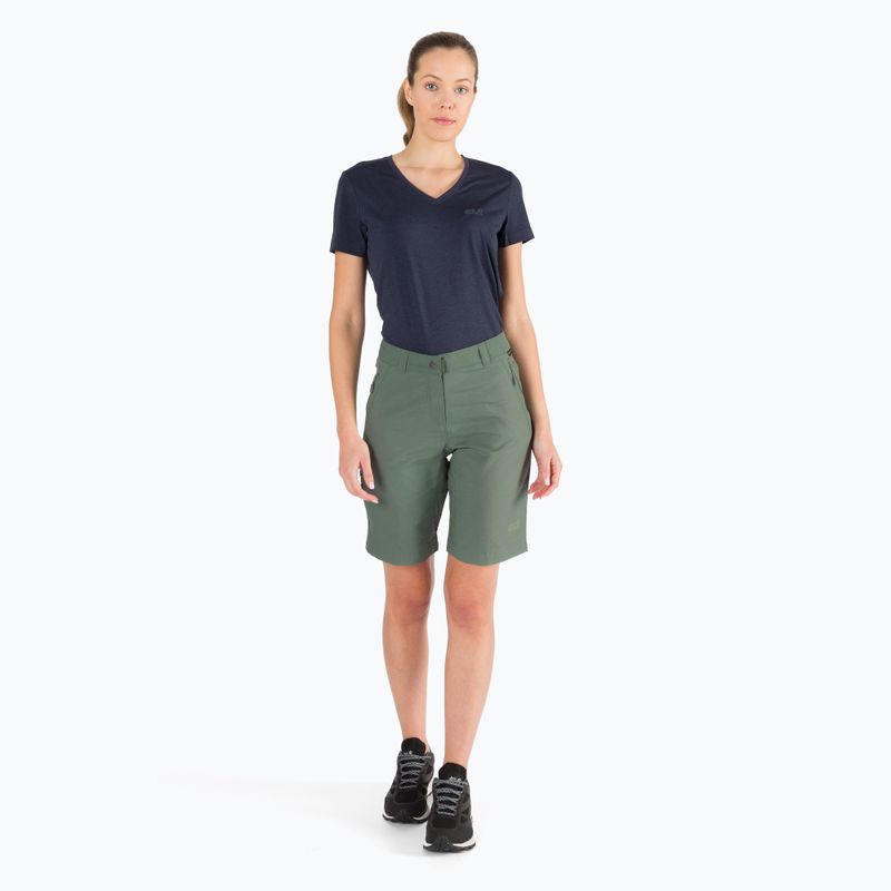 Pantaloni scurți de drumeție pentru femei Jack Wolfskin Activate Track verde 1503703_4311 2