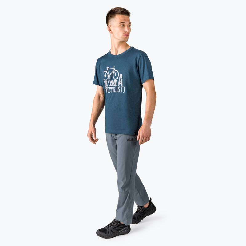 Pantaloni bărbați Jack Wolfskin Activate Light Softshell gri 1503772 2