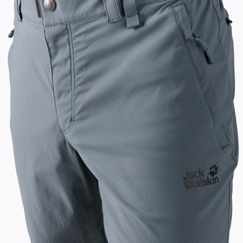 Pantaloni bărbați Jack Wolfskin Activate Light Softshell gri 1503772 4