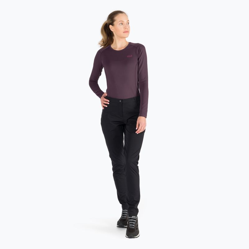 Jack Wolfskin pantaloni de trekking pentru femei Tasman negru 1507311_6000_001 6