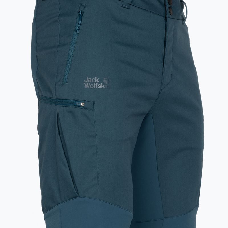 Pantaloni bărbătești Jack Wolfskin Activate Tour softshell albastru 1507451_1383_046 3