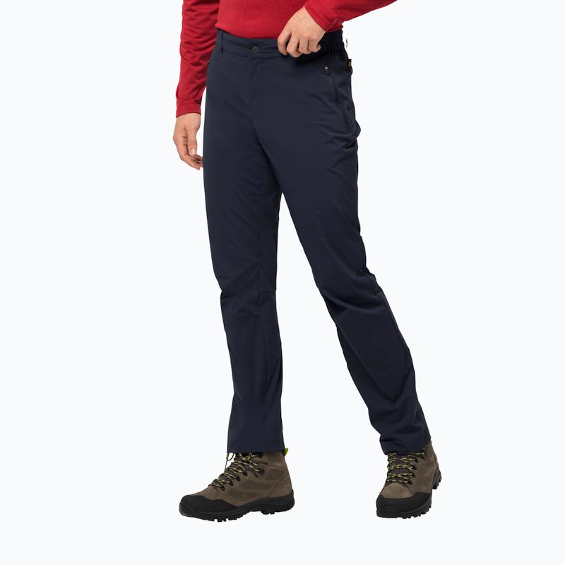 Pantaloni de trekking pentru bărbați Jack Wolfskin Peak albastru marin 1507491_1010