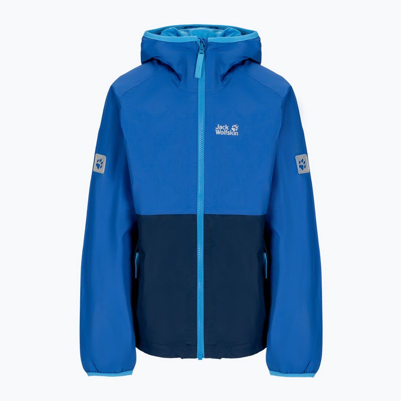 Jacheta de ploaie pentru copii Jack Wolfskin Rainy Days albastru 1604815