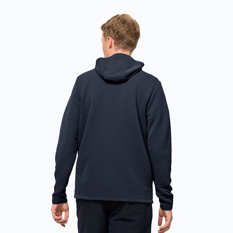 Jack Wolfskin Modesto cu glugă pentru bărbați Jack Wolfskin Modesto Hooded Jkten albastru marin 1706492_1010 2