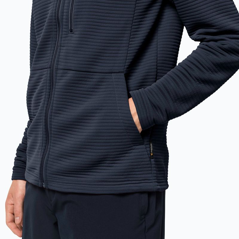 Jack Wolfskin Modesto cu glugă pentru bărbați Jack Wolfskin Modesto Hooded Jkten albastru marin 1706492_1010 5