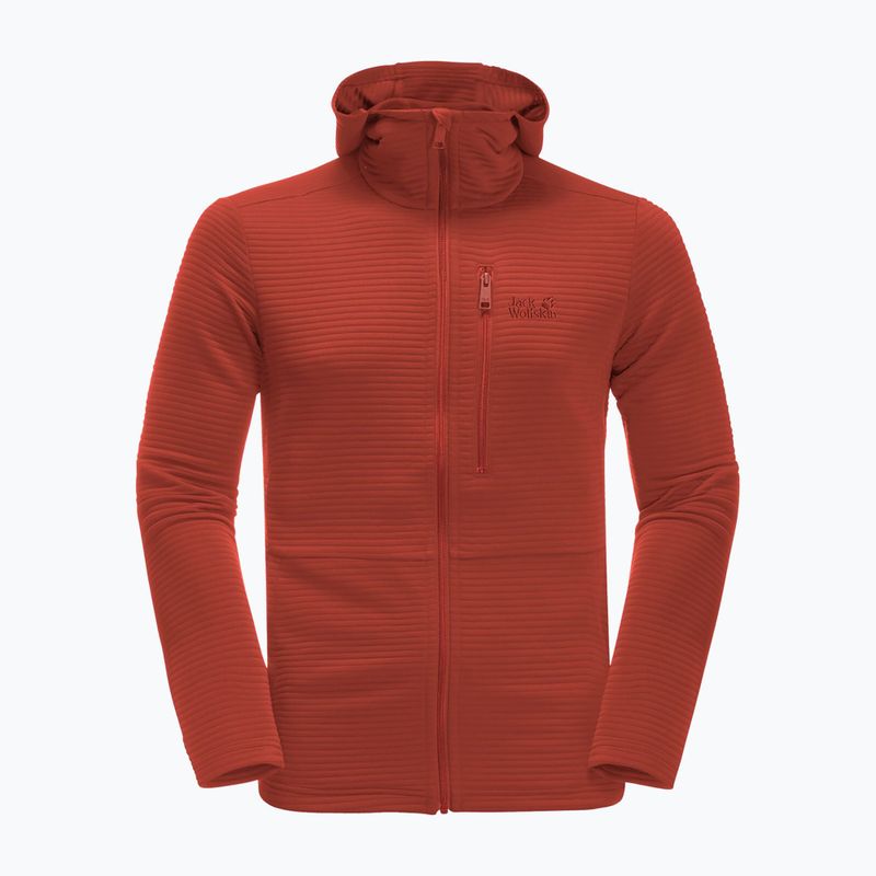 Jack Wolfskin bărbați Modesto fleece sweatshirt roșu 1706492_3740 6