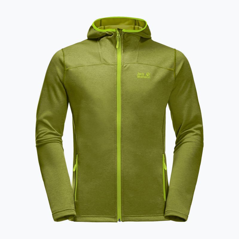 Jachetă cu glugă Jack Wolfskin Horizon pentru bărbați, verde 1708411_4131