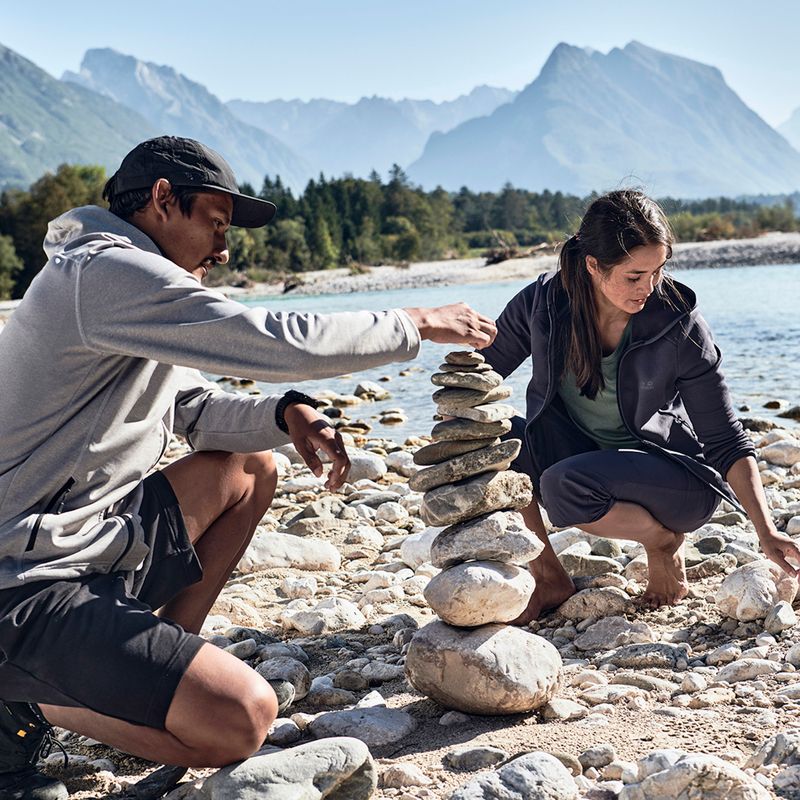 Jachetă cu glugă Jack Wolfskin Horizon pentru bărbați, gri 1708411_6038_002 6