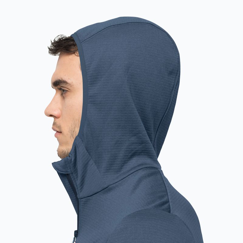 Jack Wolfskin bărbați Hydro Grid fleece sweatshirt albastru marin 1710001_1383 4