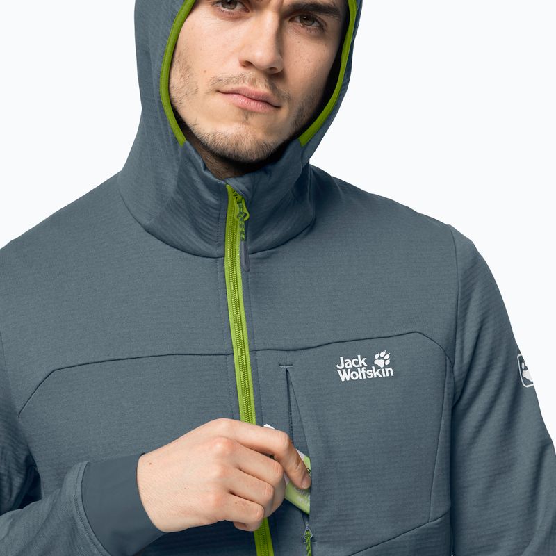 Bărbați Jack Wolfskin Hydro Grid Fleece Grey 1710001_6098_002 3