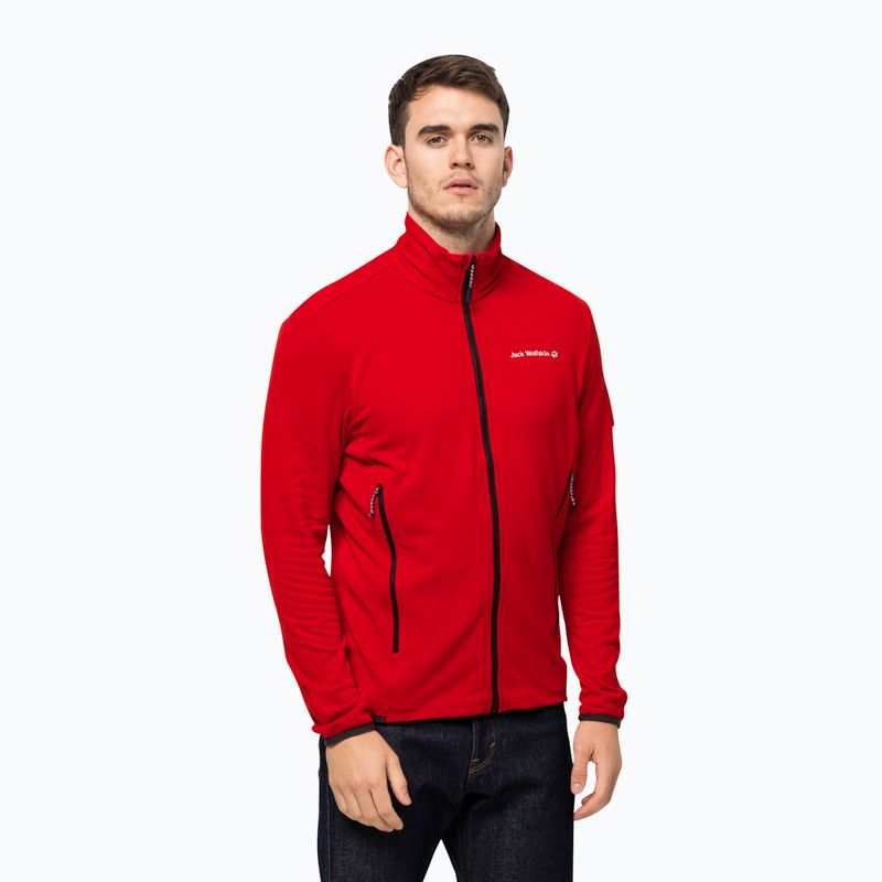 Jack Wolfskin bărbați Dna Fleece roșu 1710271_2206_002