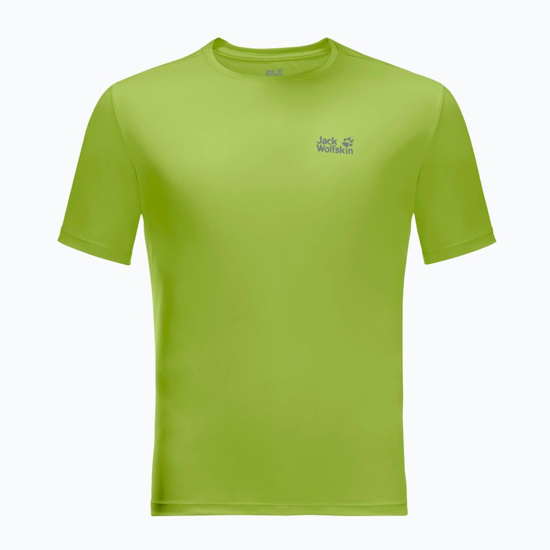 Jack Wolfskin tricou de drumeție pentru bărbați Tech verde 1807071_4073_003 3