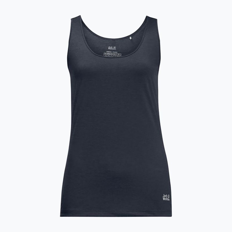 Jack Wolfskin top de drumeție pentru femei Pack & Go Tank albastru marin 1807282_1010_002 5