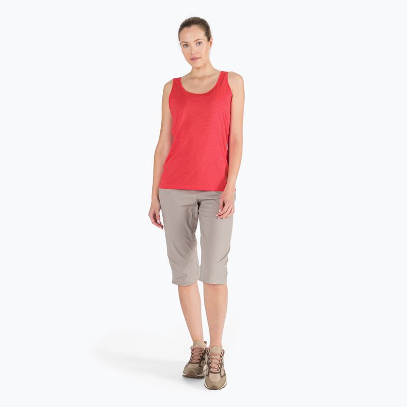 Jack Wolfskin Pack & Go Tank top de drumeție pentru femei roșu 1807282_2058 2