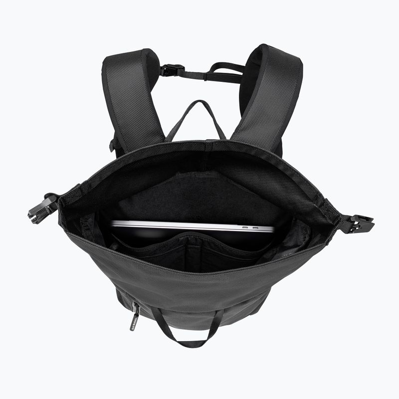 Rucsac de oraș Jack Wolfskin Helsinki Rolltop 18 l ultra black 3