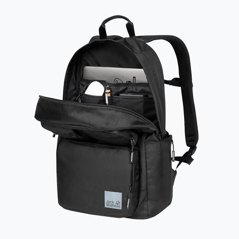 Rucsac de oraș Jack Wolfskin London Backpack 22 l ultra black 4